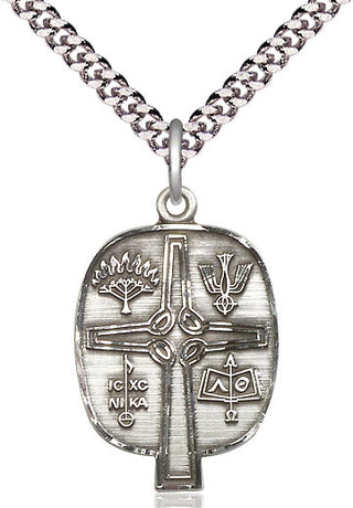 Sterling Silver Presbyterian Medal Catholic Jewelry