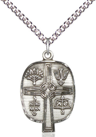 Sterling Silver Presbyterian Medal Catholic Jewelry