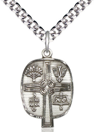 Sterling Silver Presbyterian Medal Catholic Jewelry