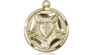 14kt Gold Filled Lutheran Medal