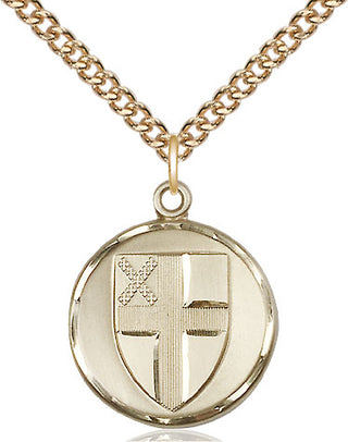 14kt Gold Episcopal Medal