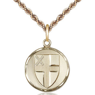 14kt Gold Episcopal Medal