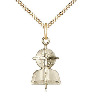 14kt Gold Filled Southern Baptist Medal Religious Jewelry
