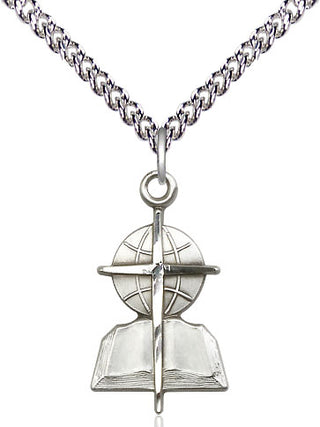 Sterling Silver Southern Baptist Medal Religious Jewelry