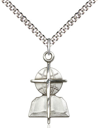 Sterling Silver Southern Baptist Medal Religious Jewelry