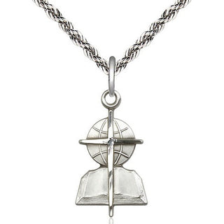 Sterling Silver Southern Baptist Medal Religious Jewelry
