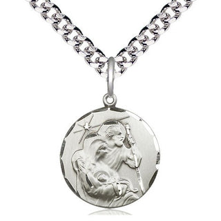 Pewter Holy Family Medal Religious Jewelry