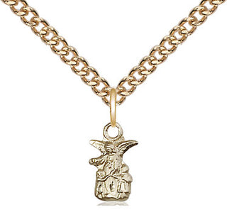 14kt Gold Littlest Angel Medal