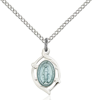 Sterling Silver Miraculous Medal Religious and Catholic Jewelry