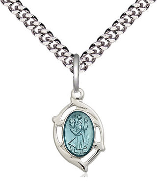 Sterling Silver Saint Christopher Medal Religious and Catholic Jewelry