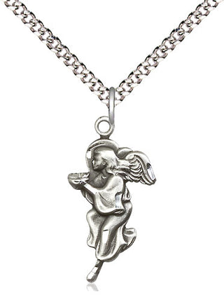 Pewter Guardian Angel Medal Religious Jewelry