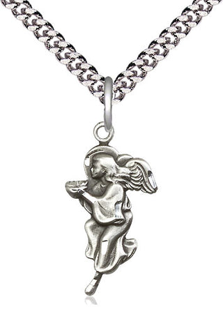 Sterling Silver Guardian Angel Medal Religious Jewelry