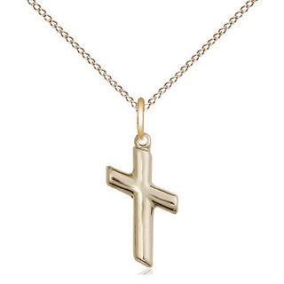 14kt Gold Cross Medal