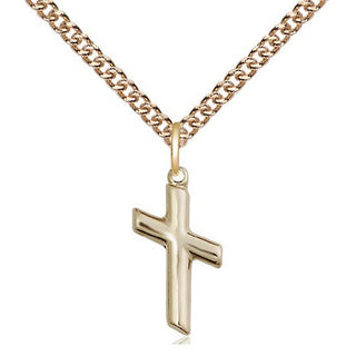 14kt Gold Cross Medal