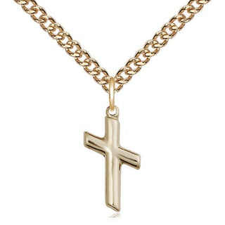 14kt Gold Cross Medal