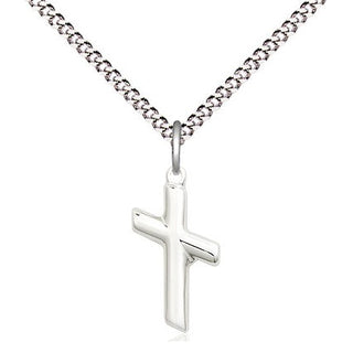Sterling Silver Cross Medal Religious and Catholic Jewelry
