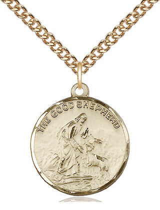 14kt Gold Good Shepherd Medal