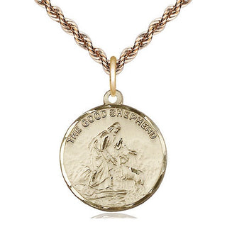 14kt Gold Good Shepherd Medal