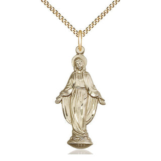 14kt Gold Filled Miraculous Medal Catholic Jewelry