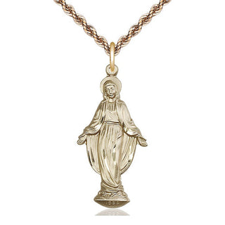 14kt Gold Filled Miraculous Medal Catholic Jewelry