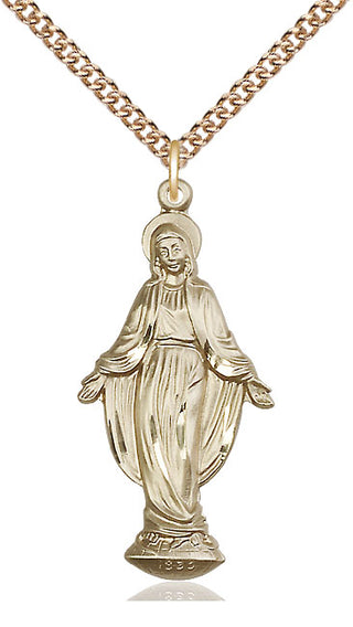 14kt Gold Miraculous Medal
