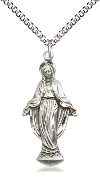 Sterling Silver Miraculous Medal Catholic Jewelry