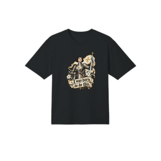 St. Joan of Arc 'Born to Do This' Heavyweight T-Shirt - view 4