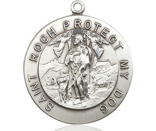Pewter Saint Roch Medal