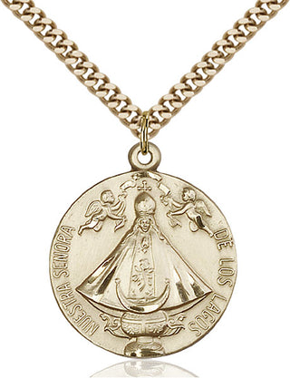 Gold-Filled Senora de Los Lagos Pendant