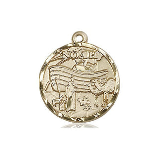 14kt Gold Noah Medal