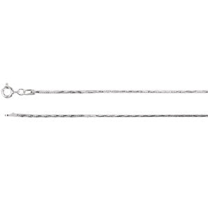 18-inch Polished - Sterling Silver