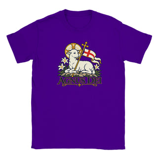 Agnus Dei Gold and Navy T-Shirt - view 9