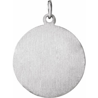 Sterling Silver St. Thomas Medal 18" Necklace