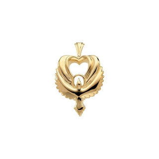 10K Yellow 23x15 mm Holy Spirit Dove Pendant