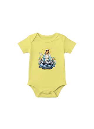Our Lady of Medjugorje Baby Onesie - view 4