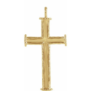 18K Yellow Cross Pendant