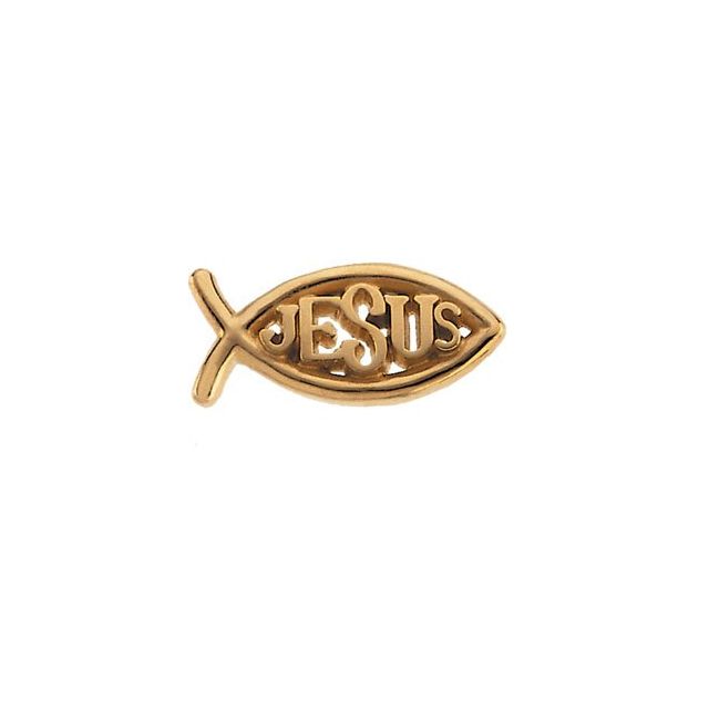 14K Gold Fish with 