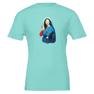 Virgin Mary Adoring the Host T-Shirt - view 2
