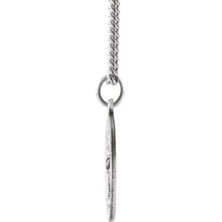 Sterling Silver 22 mm Round St. Raphael 24" Necklace