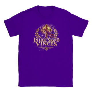 In Hoc Signo Vinces Gold and Crimson T-Shirt - view 9