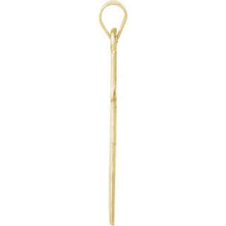 14K Yellow 30.3x16 mm Crucifix Pendant