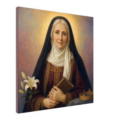 St. Adela of Normandy - Devotional Canvas