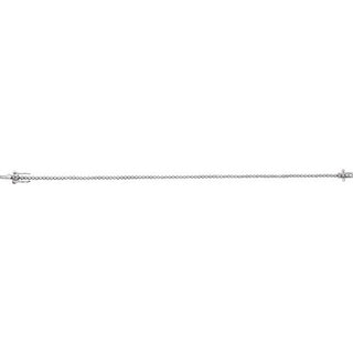 14K White 9/10 CTW Natural Diamond 7" Line Bracelet  