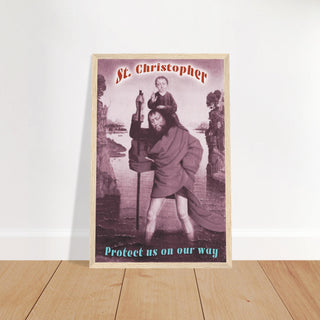 St. Christopher Prayer Framed Print - view 25