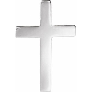 Sterling Silver Cross Lapel Pin