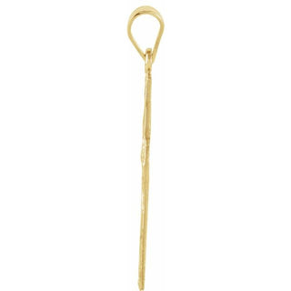 14K Yellow 20.5x15 mm Cross Pendant  