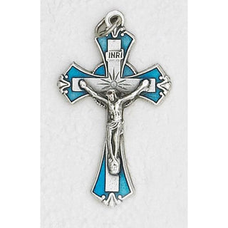 25-Pack - 1-3/4 inch Crucifix with Black Enamel