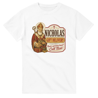 St. Nicholas 'Call Nick!' Gift Delivery T-Shirt - view 3