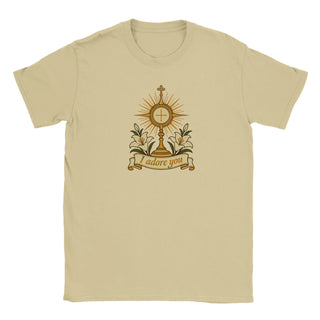 I Adore You Monstrance and Lilies T-Shirt - view 2