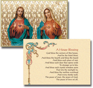 The Sacred Hearts Mosaic Plaque